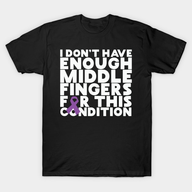 I Don't Have Enough Middle Fingers For This Condition T-Shirt by thingsandthings